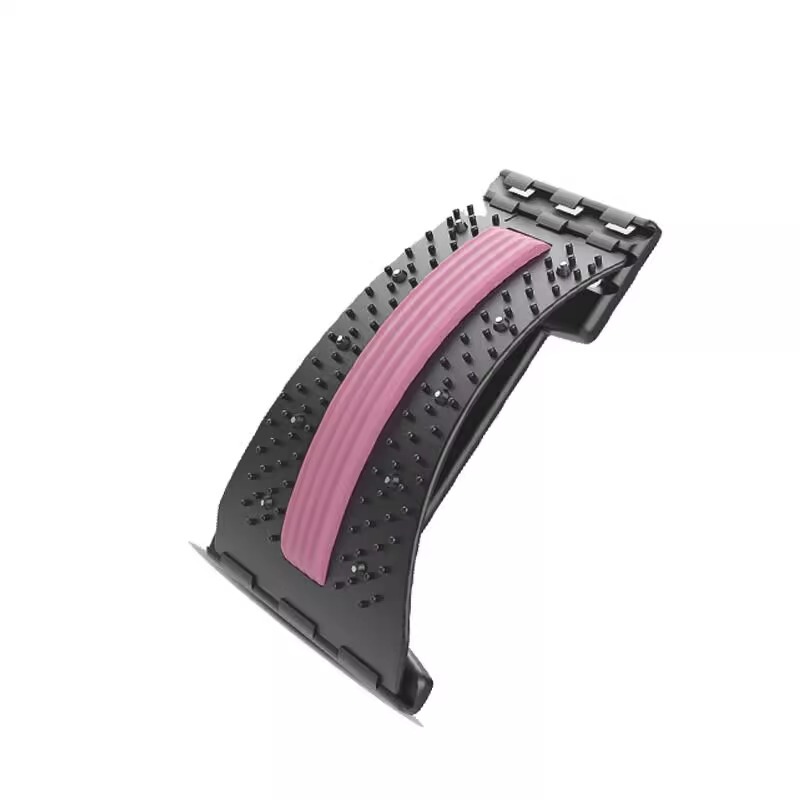 Lumbar intervertebral disc therapy device waist soothing device back massage stretching lumbar pad spine traction artifact exercise spine