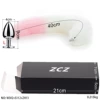 Large classic style + white long pink tail