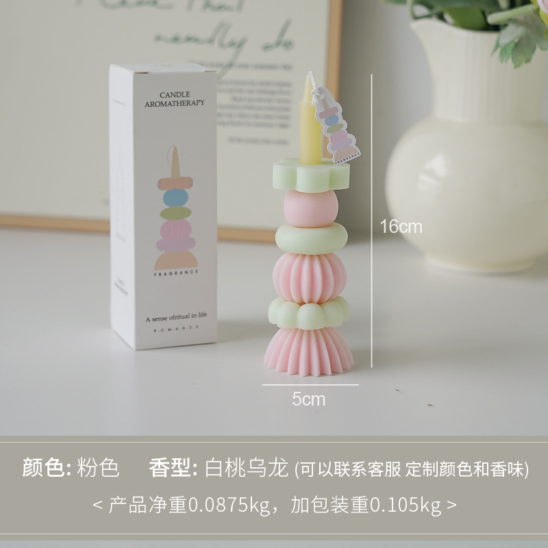 Pila de música, velas de aromaterapia, adornos de ambiente, fragancias creativas, regalos hechos a mano para niñas