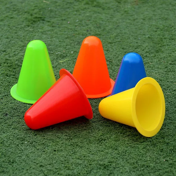 8cm Roller Skating Piles Football Training Props Logo Bucket Obstacle Skating Roller Skating Flat Flower Piles Factory Direct Sales