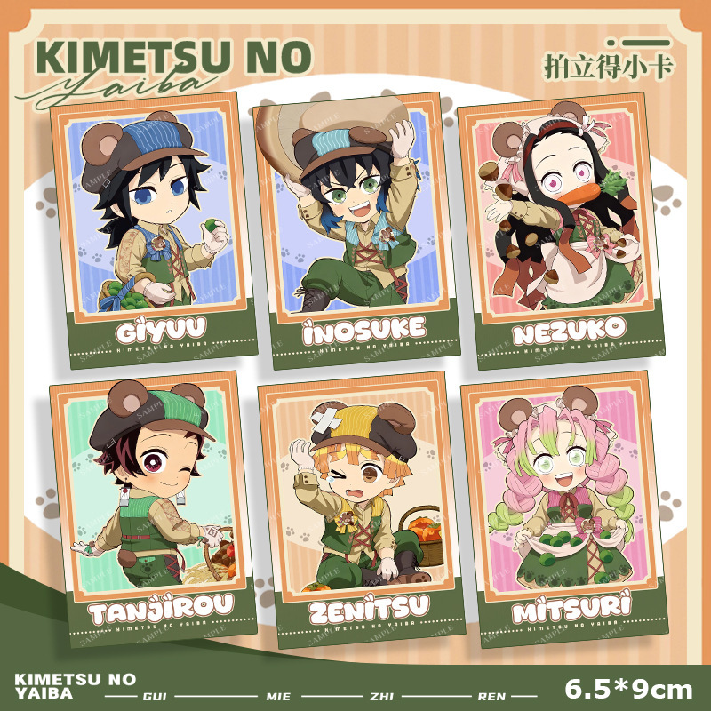 Blade of the Rose Harvest Season Series 10cm Standee 6.5*9cm Polaroid 75cm Double Flash Badge Collection
