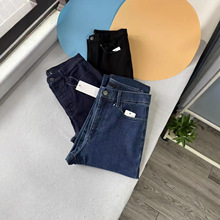 缘自留经典基本款高腰显瘦百搭弹力修身小脚裤舒适紧身牛仔裤 女