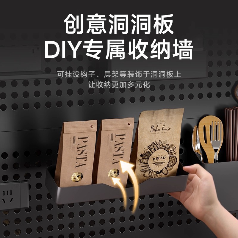 Nuevo estante de cocina multifuncional agujero placa agujero contra la pared mesa de trabajo horno de microondas utensilios estante de almacenamiento gabinete de comedor