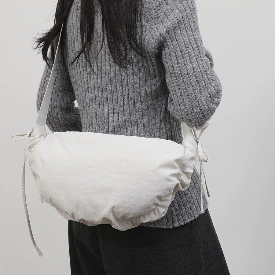 Capacious one-shoulder bag, shoulder bag, Korean style