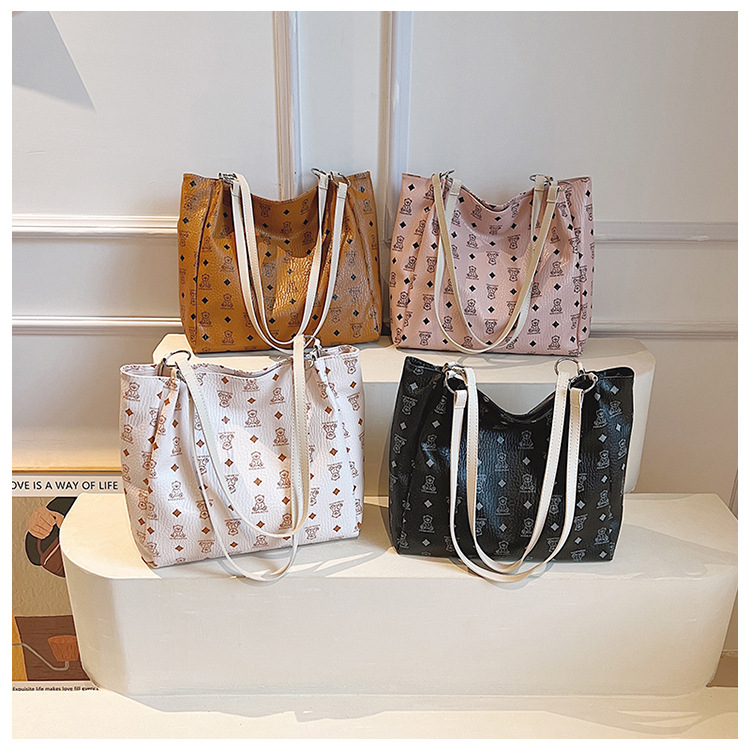 2023新款韩版时尚复古潮流大容量单肩包小众百搭链条手提包批发