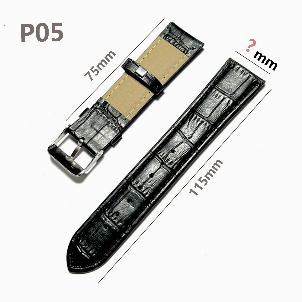 Кожаный ремешок для часов с тонким рисунком личи бамбуковый узор с рисунком симуляции ремешок для часов 14/16/18/20/22/24 мм