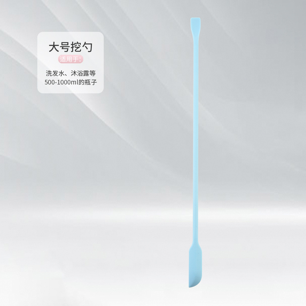 Nuevos cosméticos primicia productos de cuidado de la piel mini silicona de doble cabeza pequeña punta raspador mantequilla mermelada raspador conjunto de 3 piezas