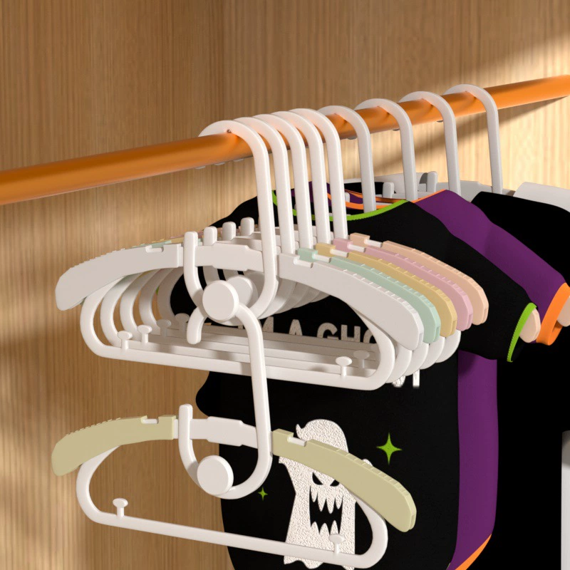 Многофункциональная телескопическая детская вешалка с подвеской нескользящая детская вешалка небольшой ремень для дома без следов вешалка для роста вешалка