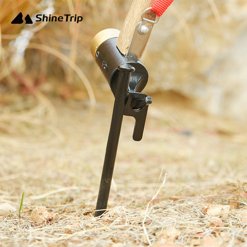 Mountain fun outdoor bold multi-functional tent canopy ground nails cast steel metal nails canopy beach high-strength fixed nails