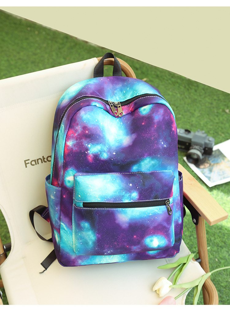 New Fashion Printed for Women's Multifunctional Travel Backpack Sweet Style Junior High School College Student backpack_voghion.com