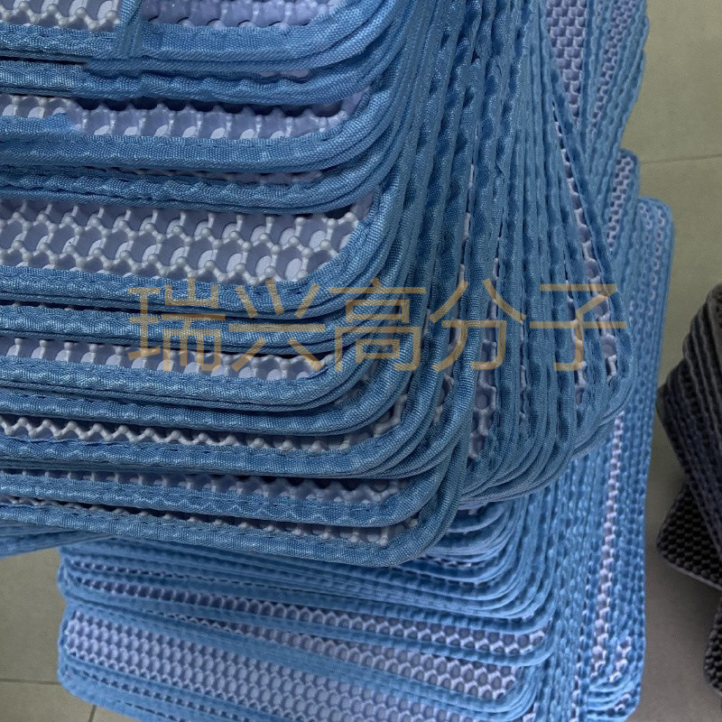 宠物猫砂垫EVA双层防滑防水猫厕所垫防溅落砂垫 折叠黑色款猫垫子