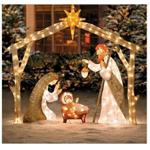 Warm White LED Holy Family Yard Decorati LED��ʥ��ͥͥԺװ��