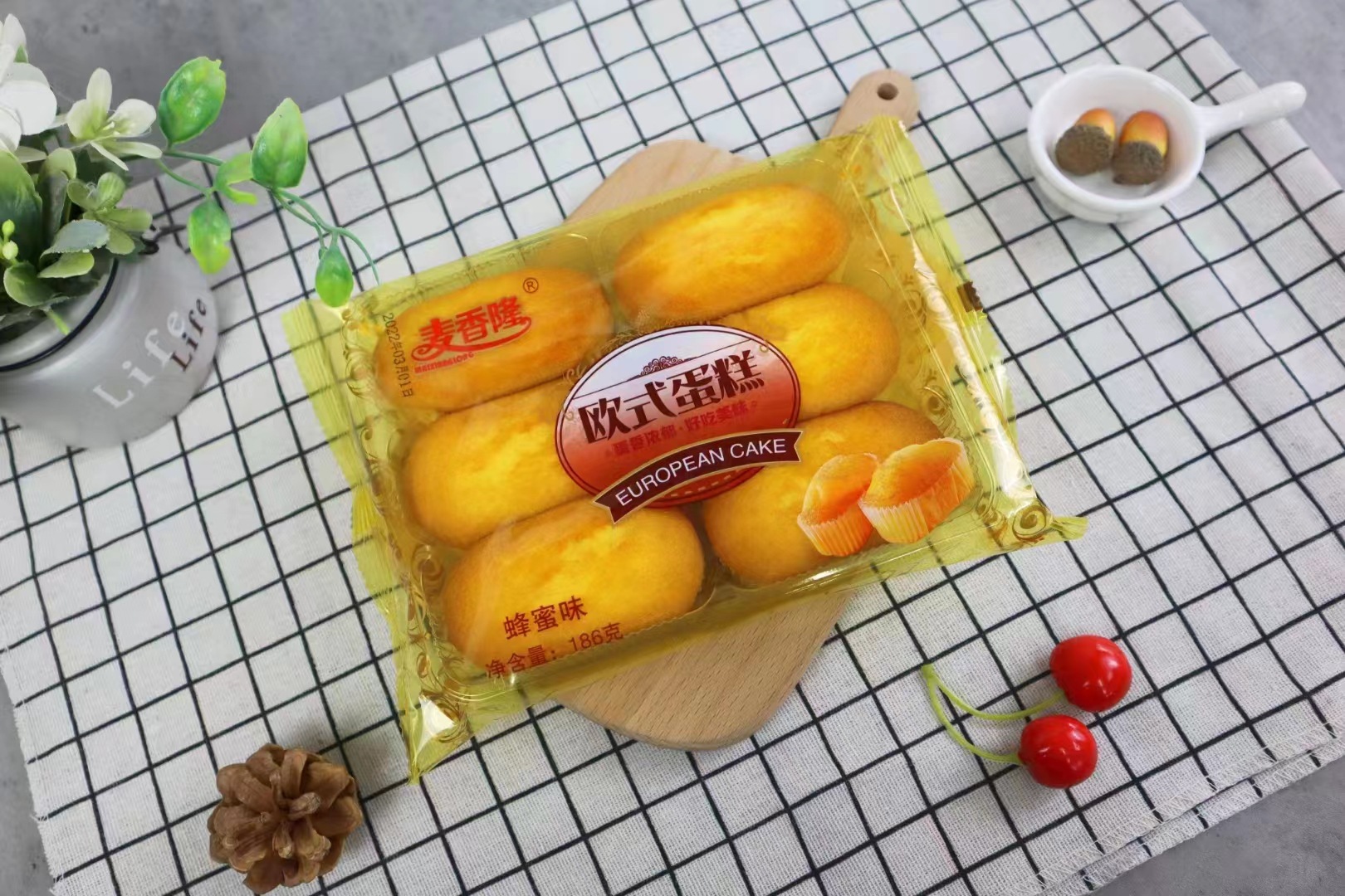 유럽 케이크 꿀 맛 186g