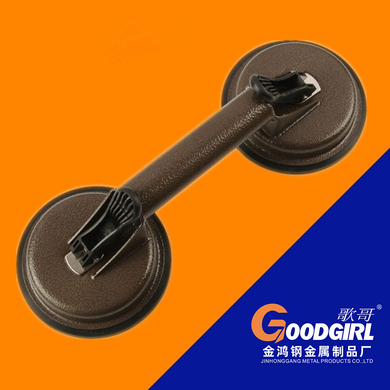 双爪玻璃吸盘古铜色吸提器家装搬运辅助吊具天然橡胶真空吸盘