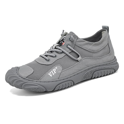Fashion summer trend mesh casual shoes men's breathable work boots sneakers outdoor hiking men's shoes old Beijing cloth shoes