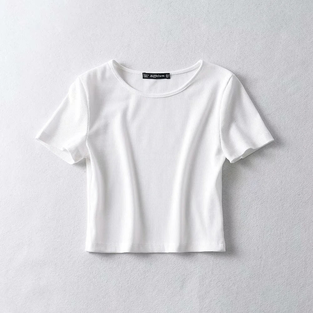 Fashion plain short sleeve  NSHS46931