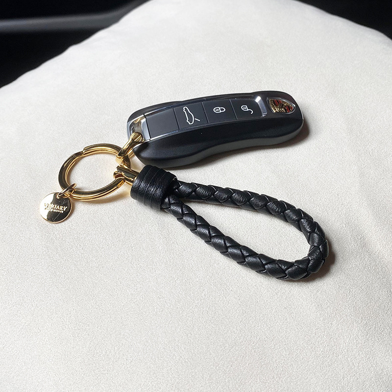 New sheepskin car key chain spot key pendant BV key chain enterprise business key pendant gift New sheepskin car key chain spot key pendant BV key chain enterprise business key pendant gift
