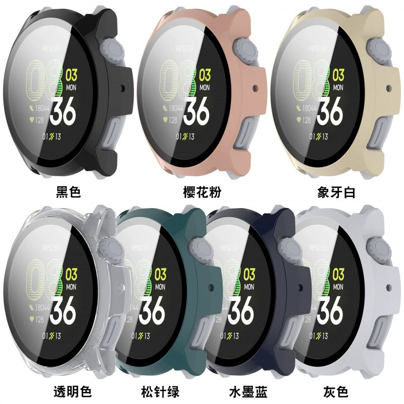 Подходящее для CORO PACE4 чехол для часов с интегрированной пленкой и закалённой пленкой, защита от царапин и падений