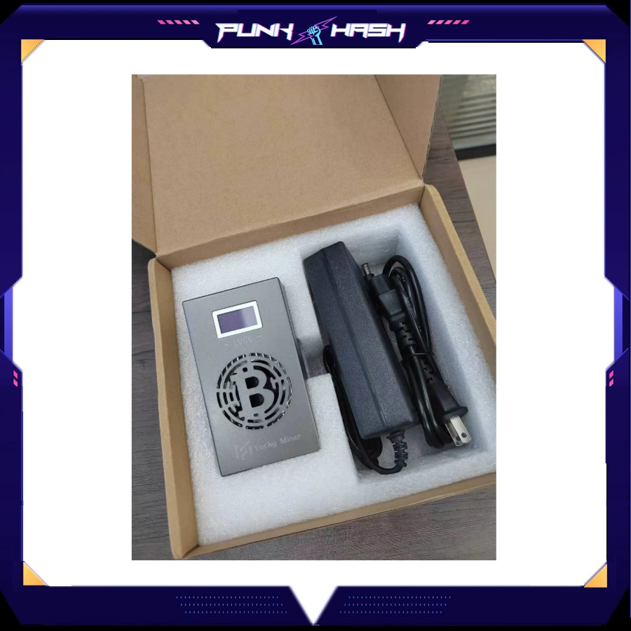 Lucky Miner LV06 Home Quiet Miner 500G Hash Rate 15W Power Consumption Big Pudding Lottery Machine