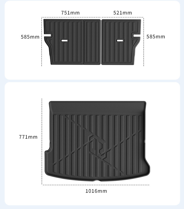TPE Floor Mats Trunk Mats for Leapmotor B01/Lafa5 2025/2026