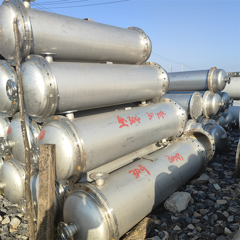 回收二手冷凝器  列管式真空换热设备  化工常压式换热设备