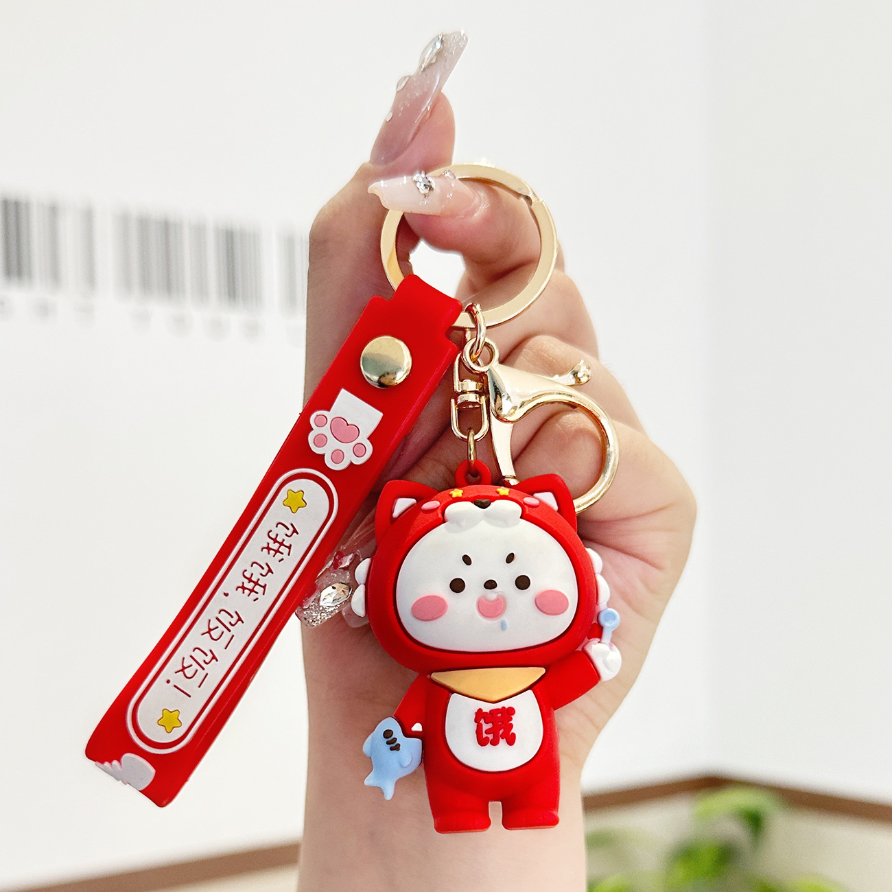Venta directa de fábrica llavero colgante pequeño muñeca tridimensional llavero de coche mochila escolar colgante puesto al por mayor productos pequeños