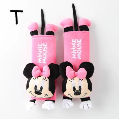 Car Interiors, Seat belt shoulder pad - pink-rice