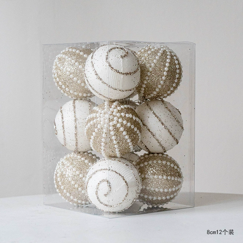 Новогодние украшения — коллекция золотого шампанского, assorted шары, звезды и банты, размеры 6–23 см