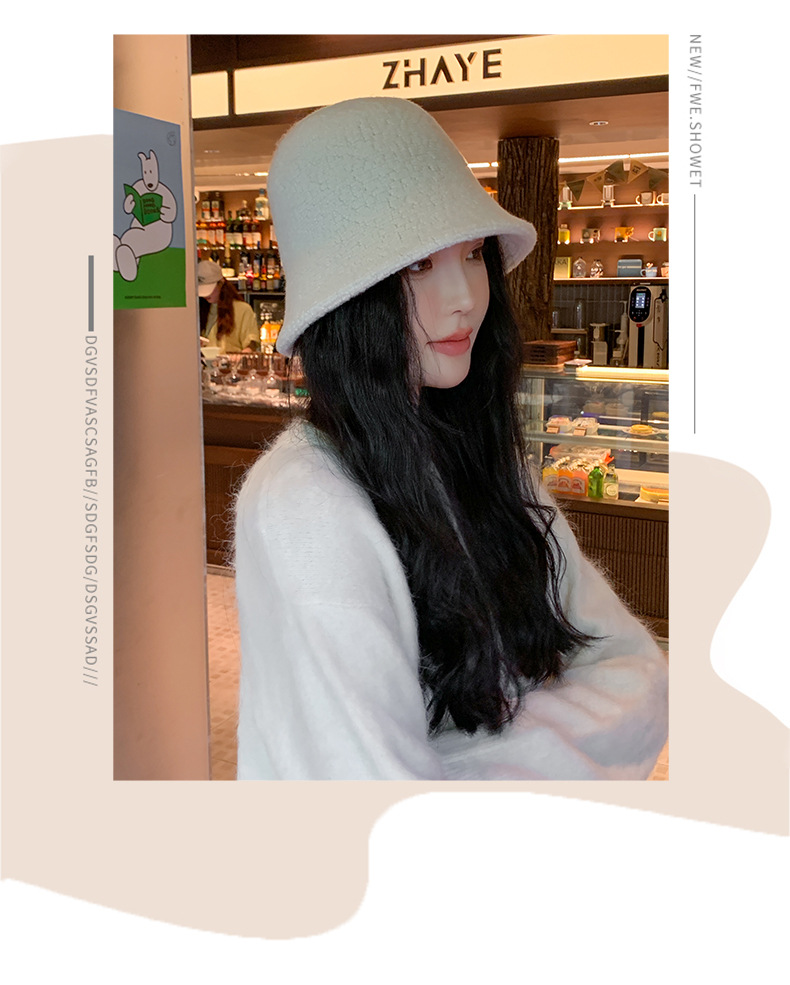 Cappello alla pescatora in lana d'agnello donna autunno inverno_voghion.com