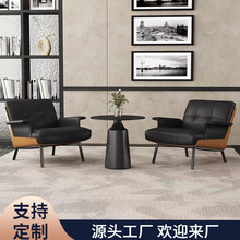 意式轻奢DaiKi单人沙发椅极简设计师客厅阳台北欧洽谈酒店休闲椅