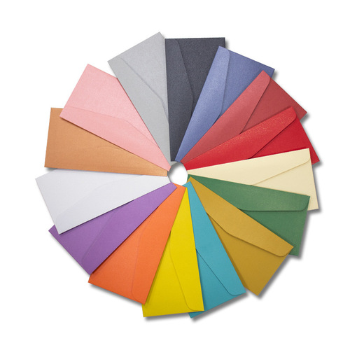 Glossy Envelope with Gold-foil LOGO, Gold-foil Corporate Invitation Envelope, Making Glossy Paper No. 5 Small Envelope