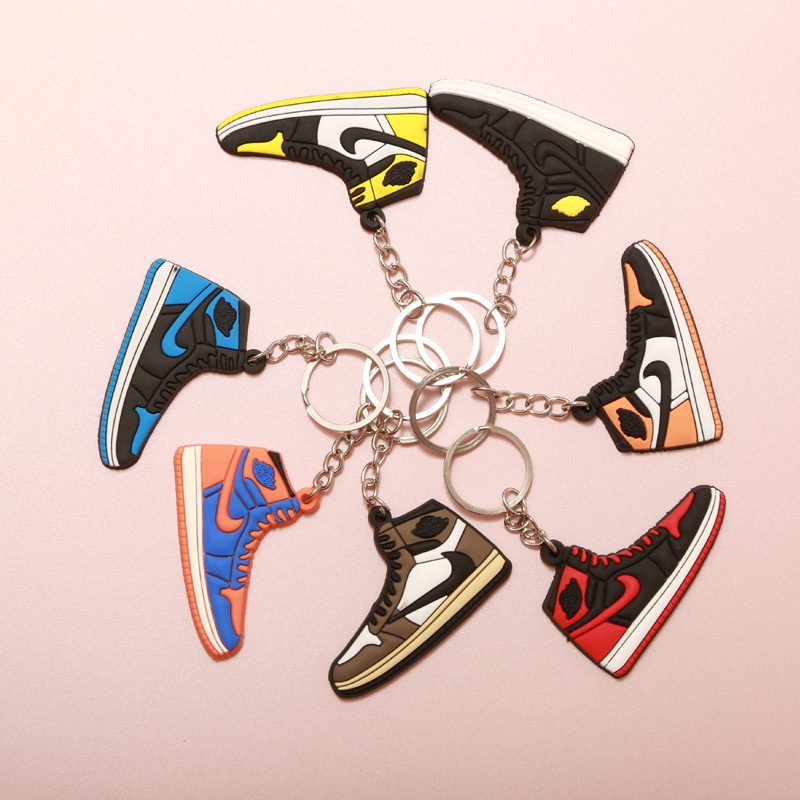 Spot Wholesale Jordan Aj Series Keychain Basketball Shoes Aj1 Keychain Creative Pvc Soft Rubber Key Chain Pendant Spot Wholesale Jordan Aj Series Keychain Basketball Shoes Aj1 Keychain Creative Pvc Soft Rubber Key Chain Pendant
