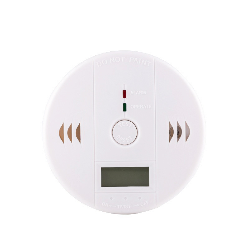 Detector de monóxido de carbono independiente para uso doméstico con alarma CO, factura especial transfronteriza, alarma de monóxido de carbono para comercio exterior