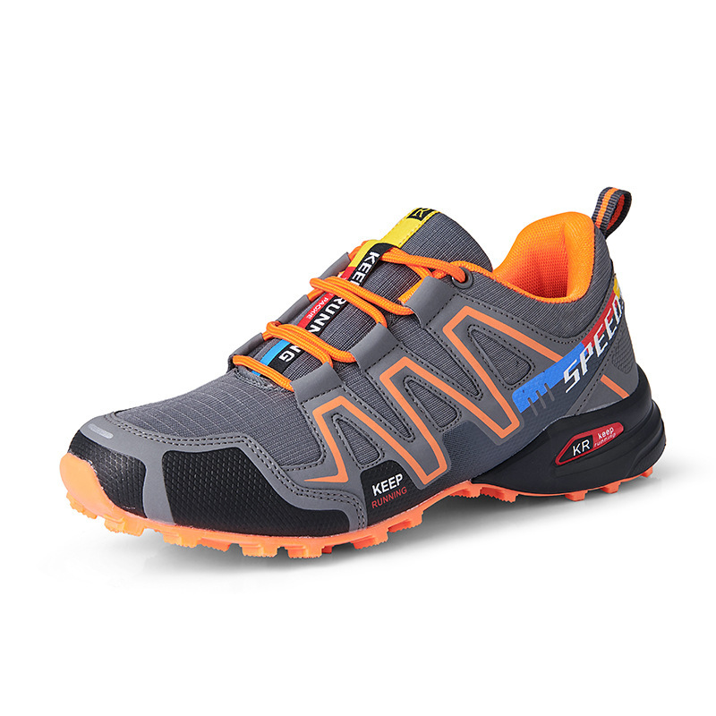 Straight new mountain climbing off-road running men's outdoor thick sole hiking shoes, casual couple sports shoes_voghion.com