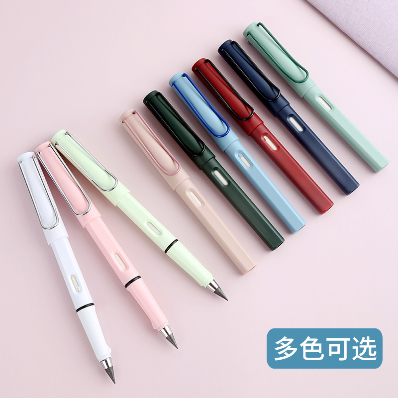 Estudiantes populares en línea populares de primaria y secundaria, lápiz eterno, tecnología negra, borrable, sin cortes, no es fácil de romper, reemplazar lápiz HB