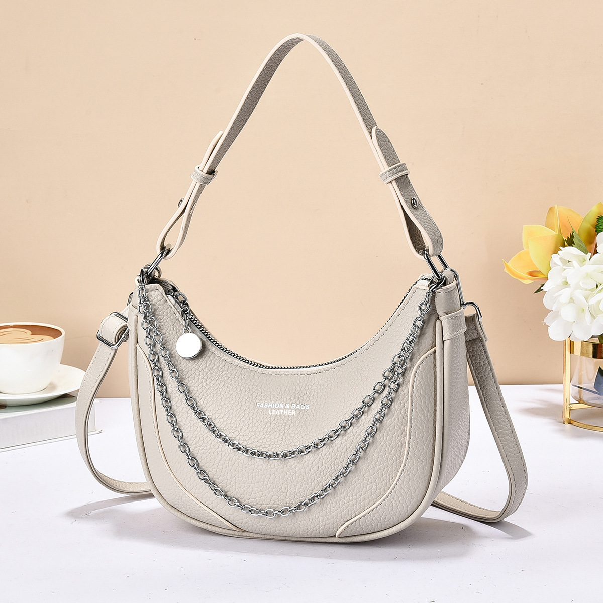 Bolso de mano casual de moda simple y lujoso bolso de brazo de estilo coreano bolso de hombro diario bolsos transfronterizos