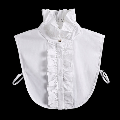  European and American women's fake collar, ruffled base, shirt collar, lace decorative collar, high-quality all-match