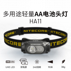 NITECORE ナイトコール 帽子クリップライト HA11 夜釣り用 赤色光 ヘッドランプ シンプルで便利なヘッドランプ 家庭用