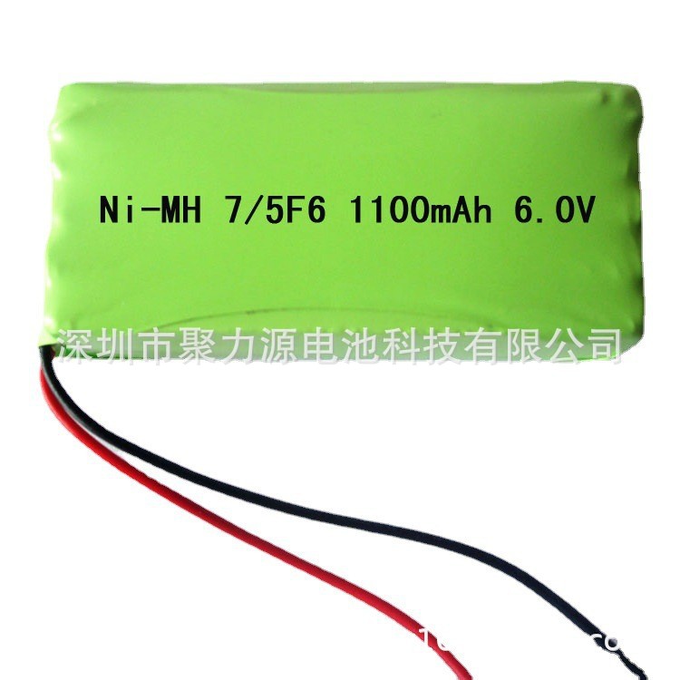 供应口香糖电池/方形镍氢电池组7/5F6 1100MAH 6.0V 仪器备用电源