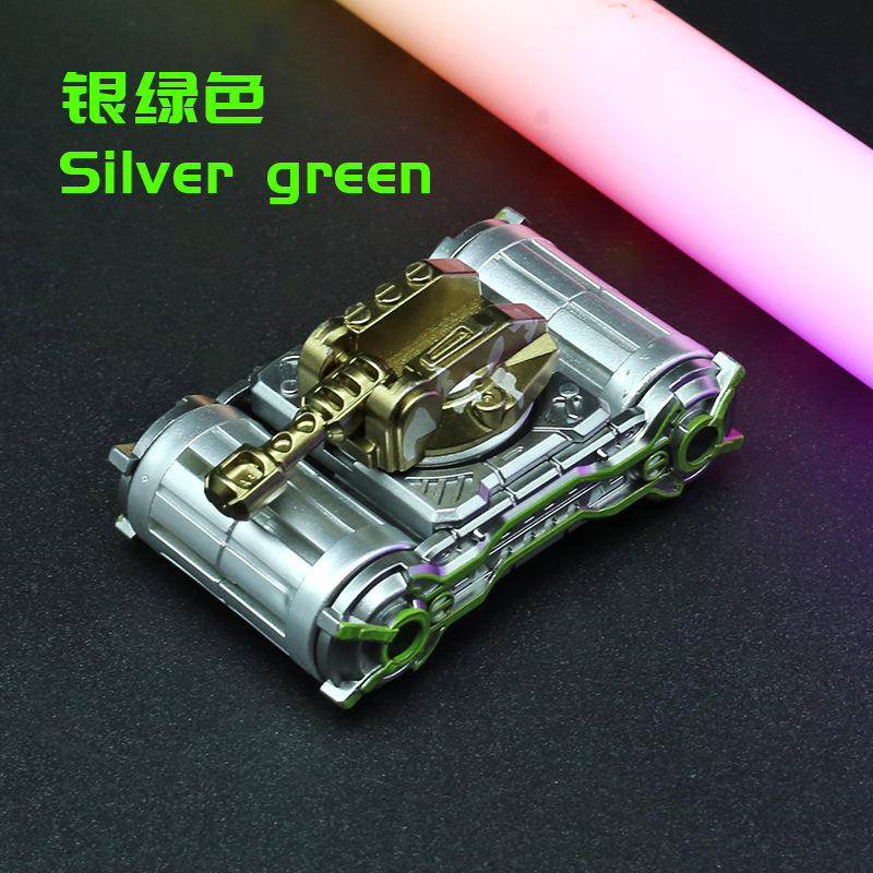 Mechanical tank, spinning top for finger