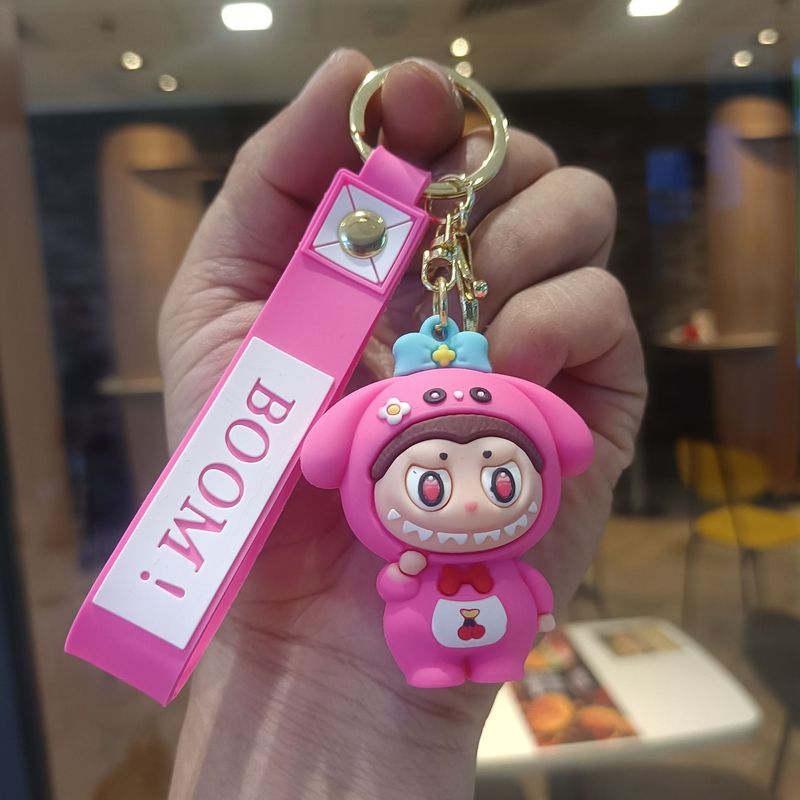 クリエイティブホットスタイルラブブキーホルダー漫画リトルシープペンダントおもちゃベビーグラバーかわいいキーチェーンリング卸売|undefined