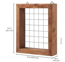 定制木制復古花盆架 空氣植物木質框架