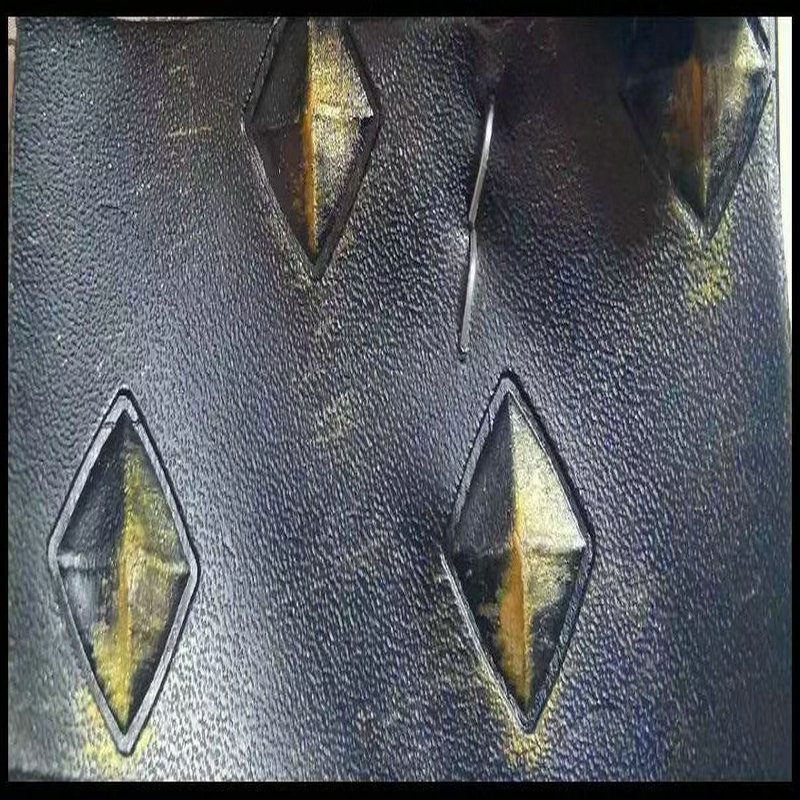 1.0 Thick 137cm Retro Leather Embossed Diamond Pattern Concave and Convex Pu Artificial Leather Shoe Bag Accessories Factory Direct Supply