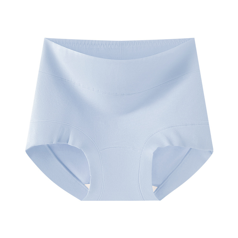 Ropa interior de algodón de cintura alta para abdomen posparto, entrepierna antibacteriana, ropa interior especial de doble abdomen para mujeres embarazadas después de la cesárea
