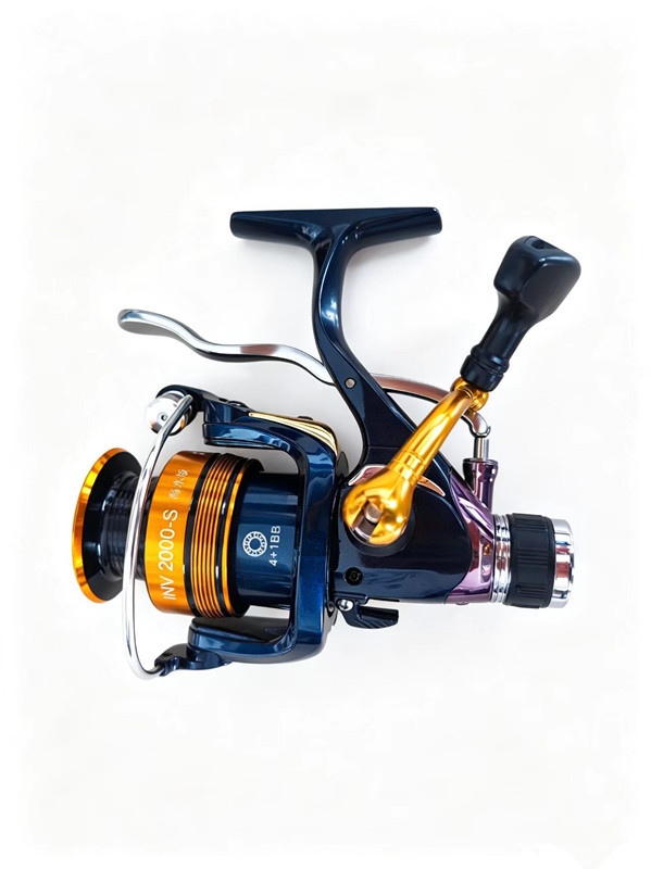 Carrete de Pesca Giratorio INV2000-S 5 Cojinetes con Freno Trasero para Pesca image 3