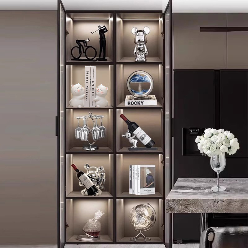 Nordic Modern Creative Crafts Wine Cabinet TV Cabinet Decorations High-end Living Room Entrance Light Luxury Ornaments Wholesale