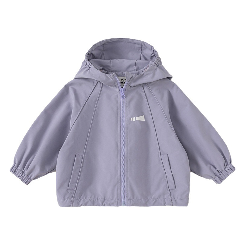 Youbao ropa para niños chaquetas para niños niños de tres pruebas otoño e invierno niñas púrpura vellón polar tres en uno chaqueta a prueba de viento con capucha