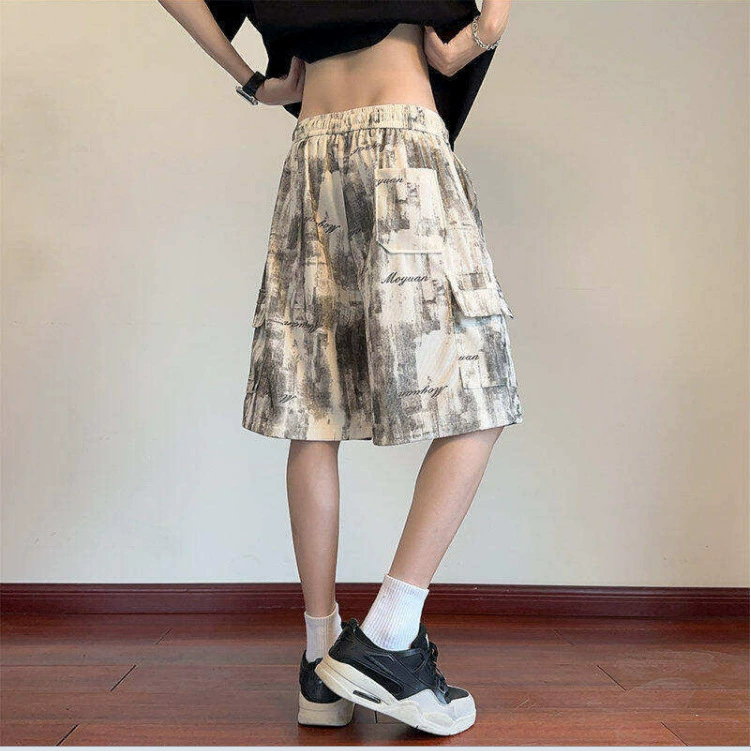 Summer shorts, beach trousers for leisure, oversize, plus size