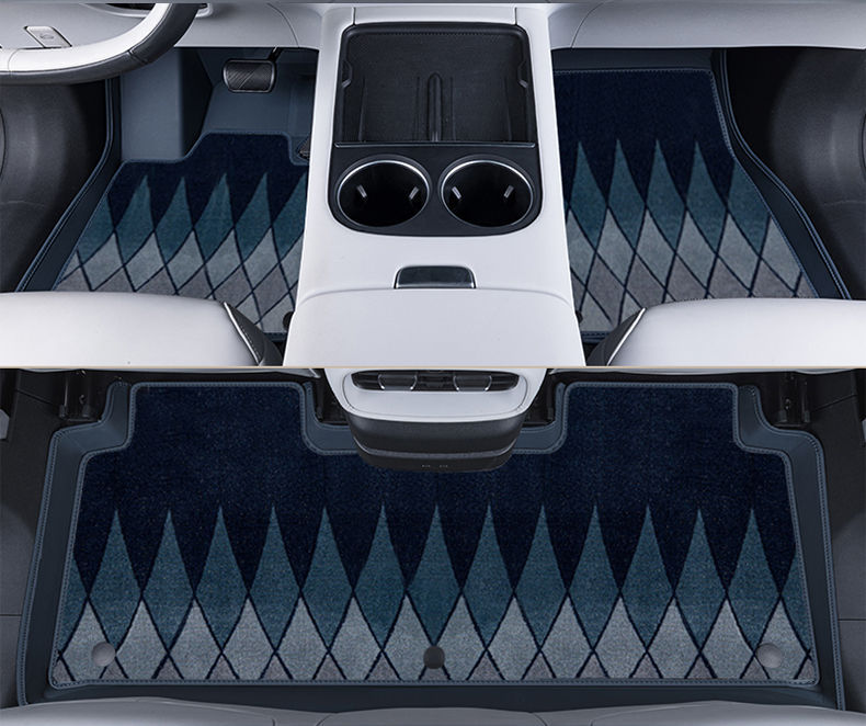 Applicable to Xiaopeng g6 Foot Pad Surrounding Xiaopeng p7/p5 Interior Accessories Cashmere Blanket Car Foot Pad