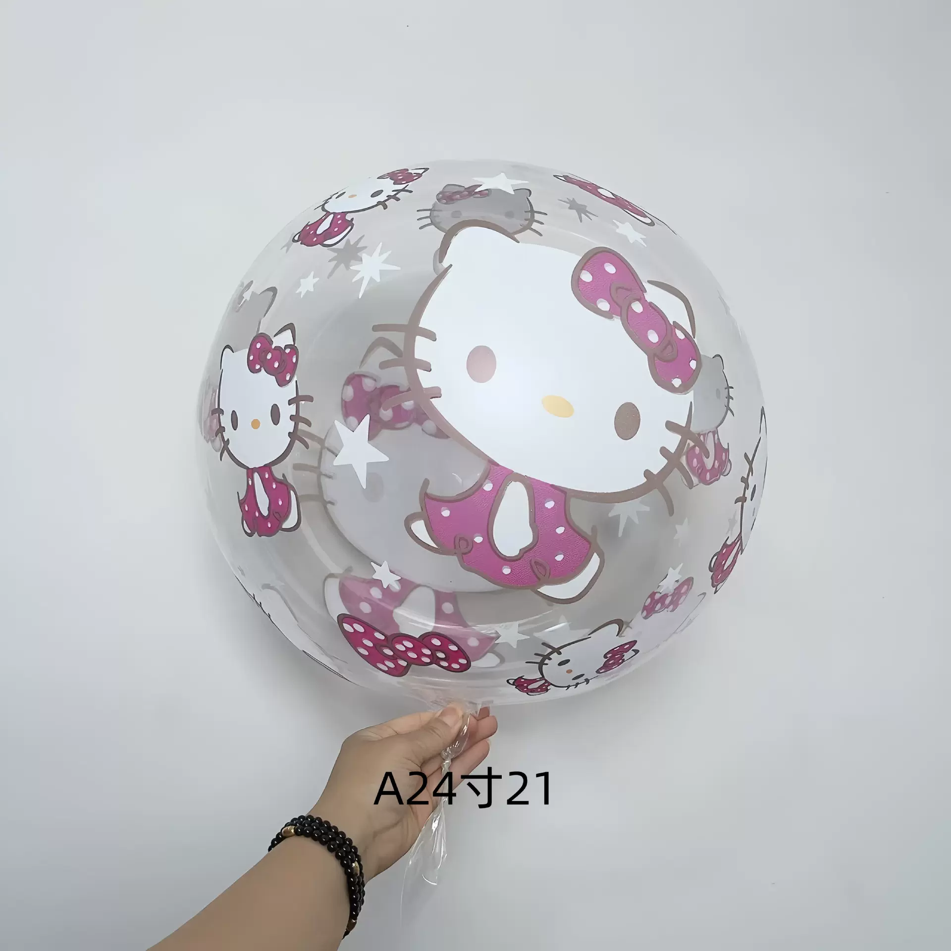 网红24寸平板印花波波球印花飞天章鱼气球摆地摊夜市厂家批发街头